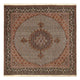 Alfombra Persa - Tabriz - Real cuadrado  - 207 x 204 cm - marrón