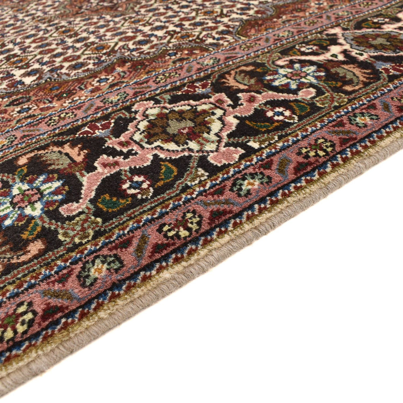 Alfombra Persa - Tabriz - Real cuadrado  - 207 x 204 cm - marrón