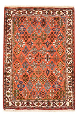 Alfombra persa - Nómada - 160 x 112 cm - rojo claro