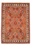 Alfombra persa - Nómada - 160 x 112 cm - rojo claro
