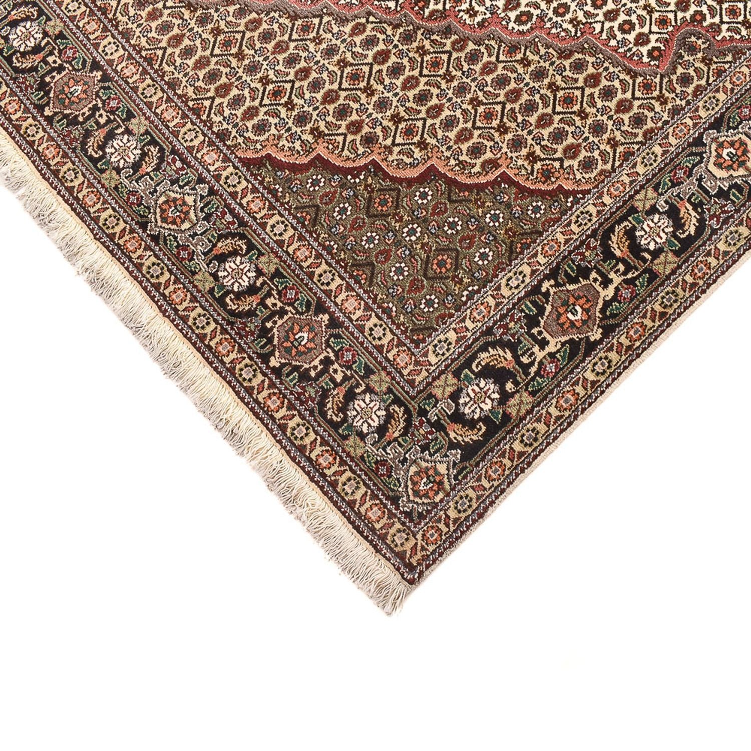 Alfombra Persa - Tabriz - Real cuadrado  - 200 x 200 cm - marrón claro
