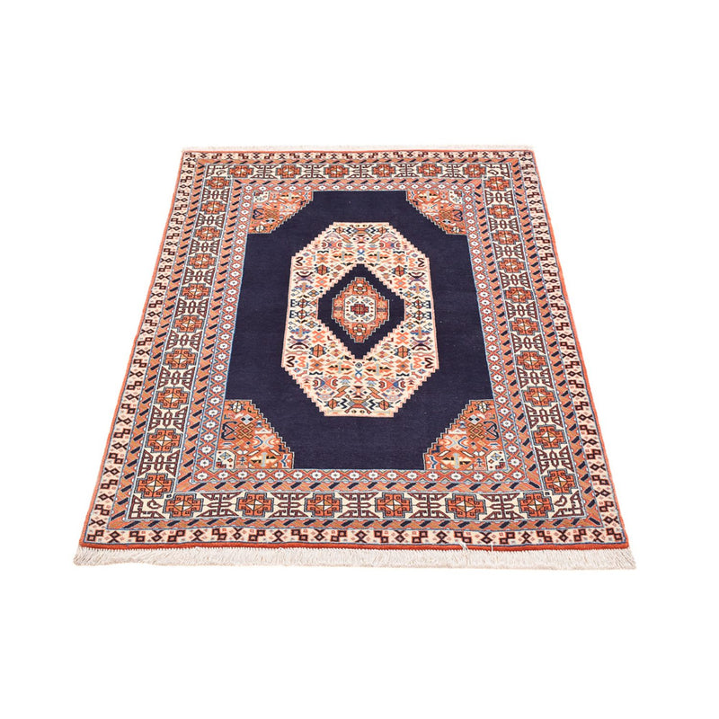 Alfombra Persa - Tabriz - Real - 142 x 100 cm - azul oscuro