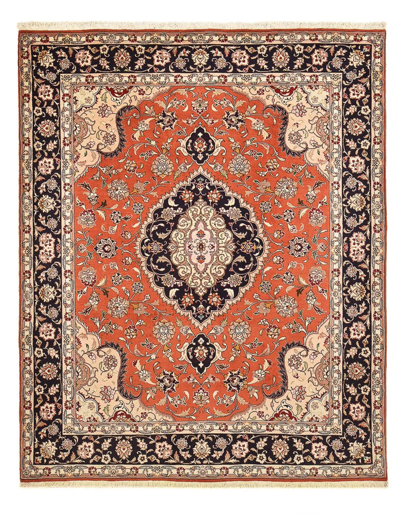 Alfombra Persa - Tabriz - Real - 260 x 200 cm - rojo claro