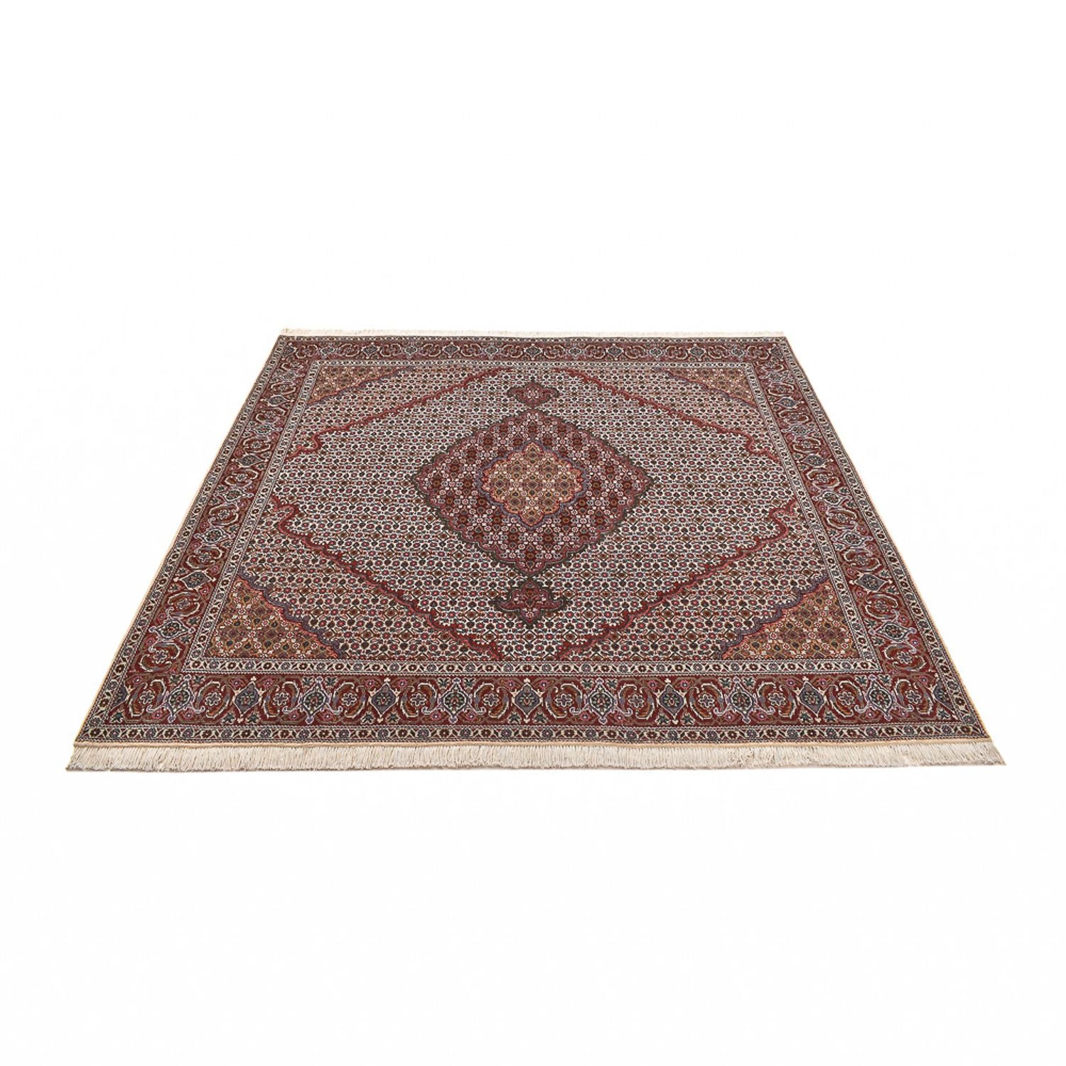 Alfombra persa - Bidjar cuadrado  - 202 x 198 cm - óxido