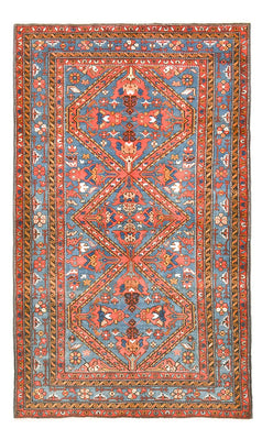 Alfombra persa - Nómada - 222 x 132 cm - multicolor