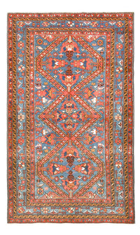 Alfombra persa - Nómada - 222 x 132 cm - multicolor