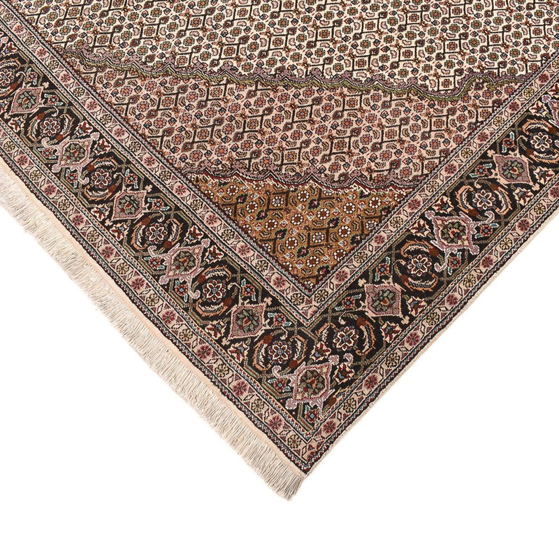 Alfombra Persa - Tabriz - Real cuadrado  - 212 x 200 cm - marrón