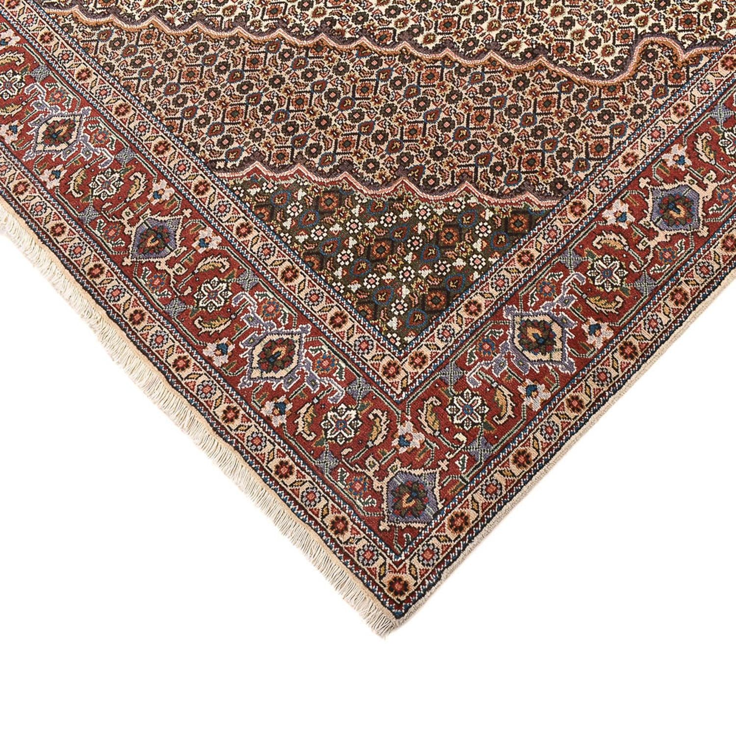 Alfombra Persa - Tabriz - Real cuadrado  - 204 x 196 cm - marrón