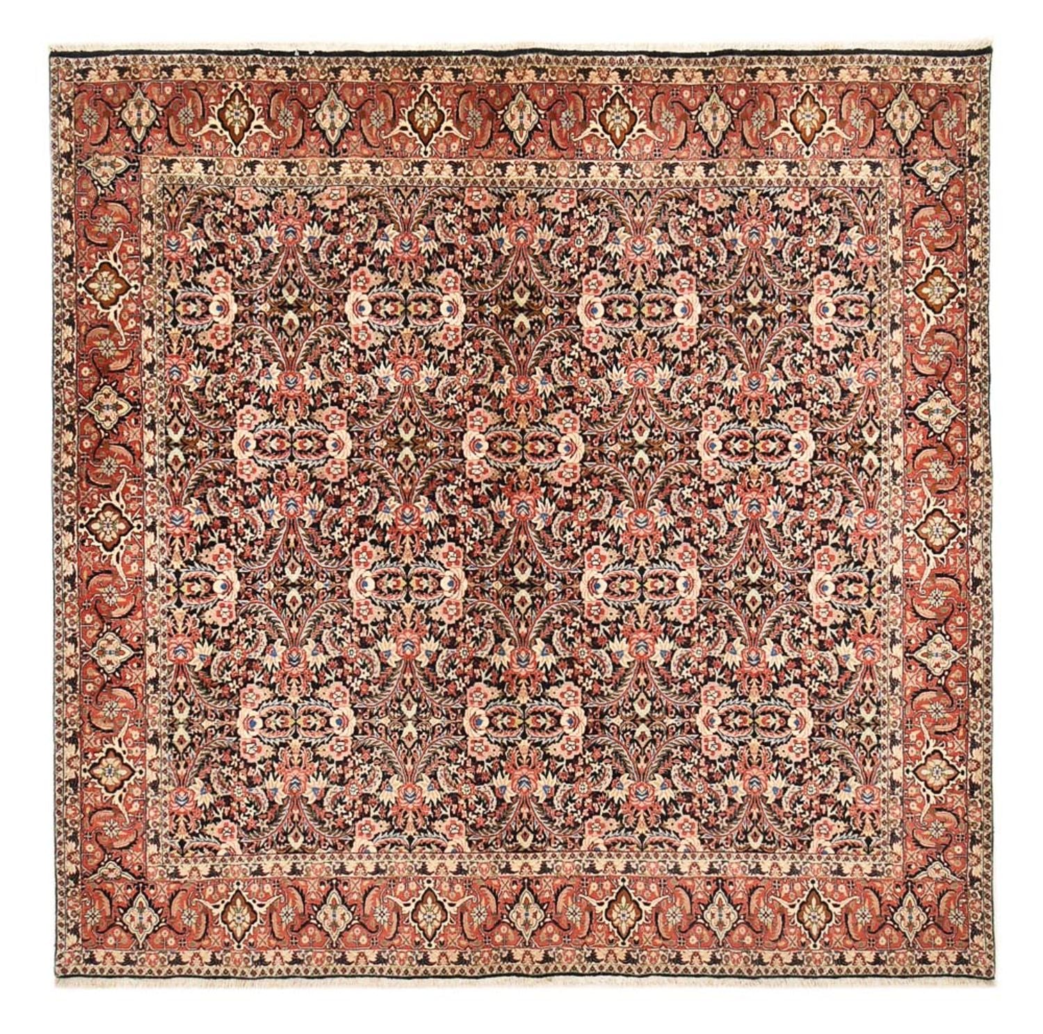Alfombra persa - Bidjar cuadrado  - 302 x 300 cm - óxido