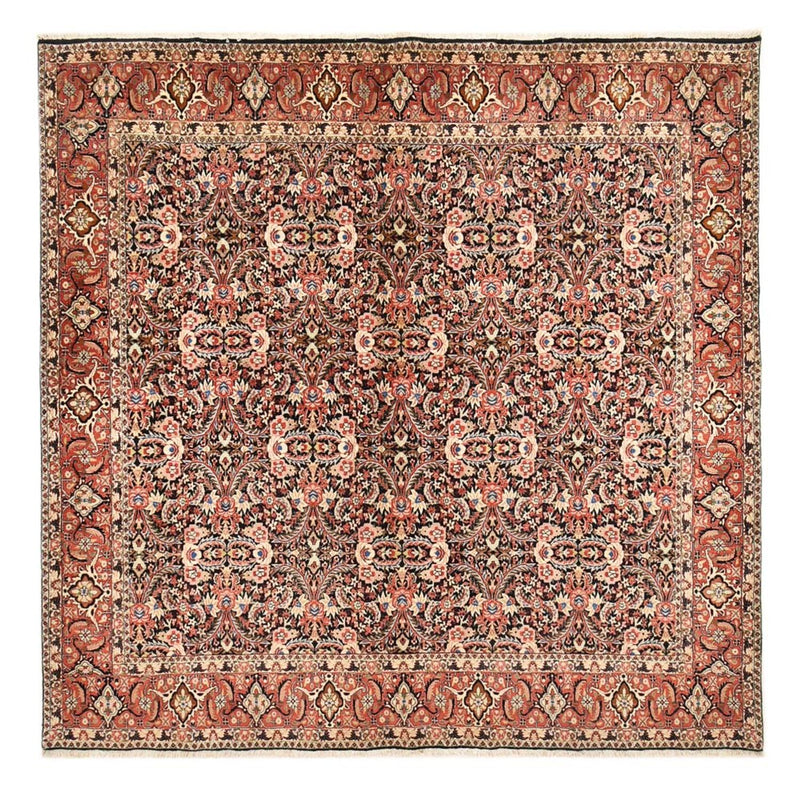 Alfombra persa - Bidjar cuadrado  - 302 x 300 cm - óxido
