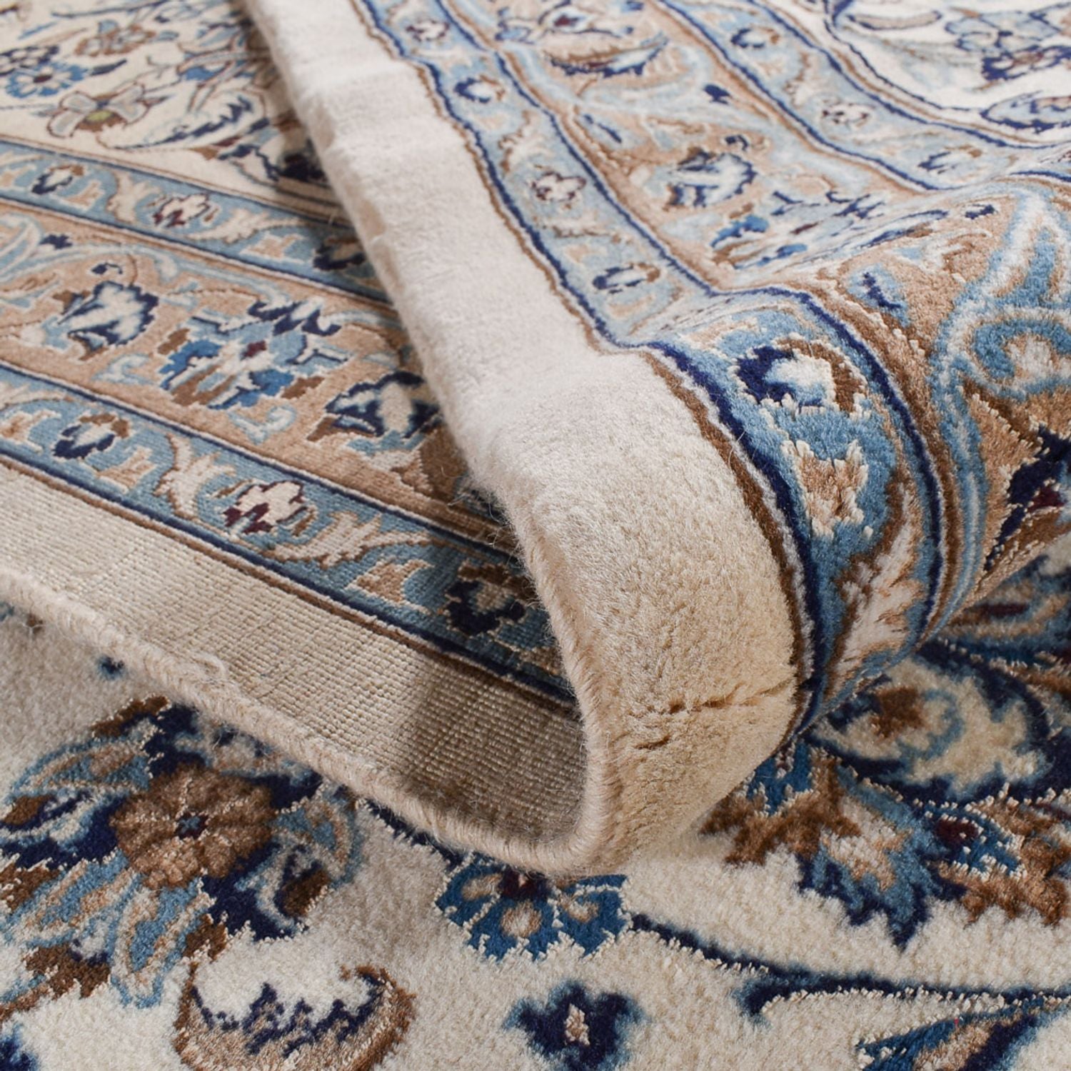 Alfombra Persa - Nain - Real - 582 x 386 cm - gris