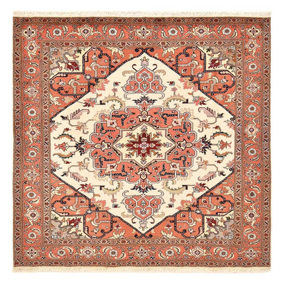 Alfombra Persa - Tabriz - Real cuadrado  - 205 x 200 cm - crema