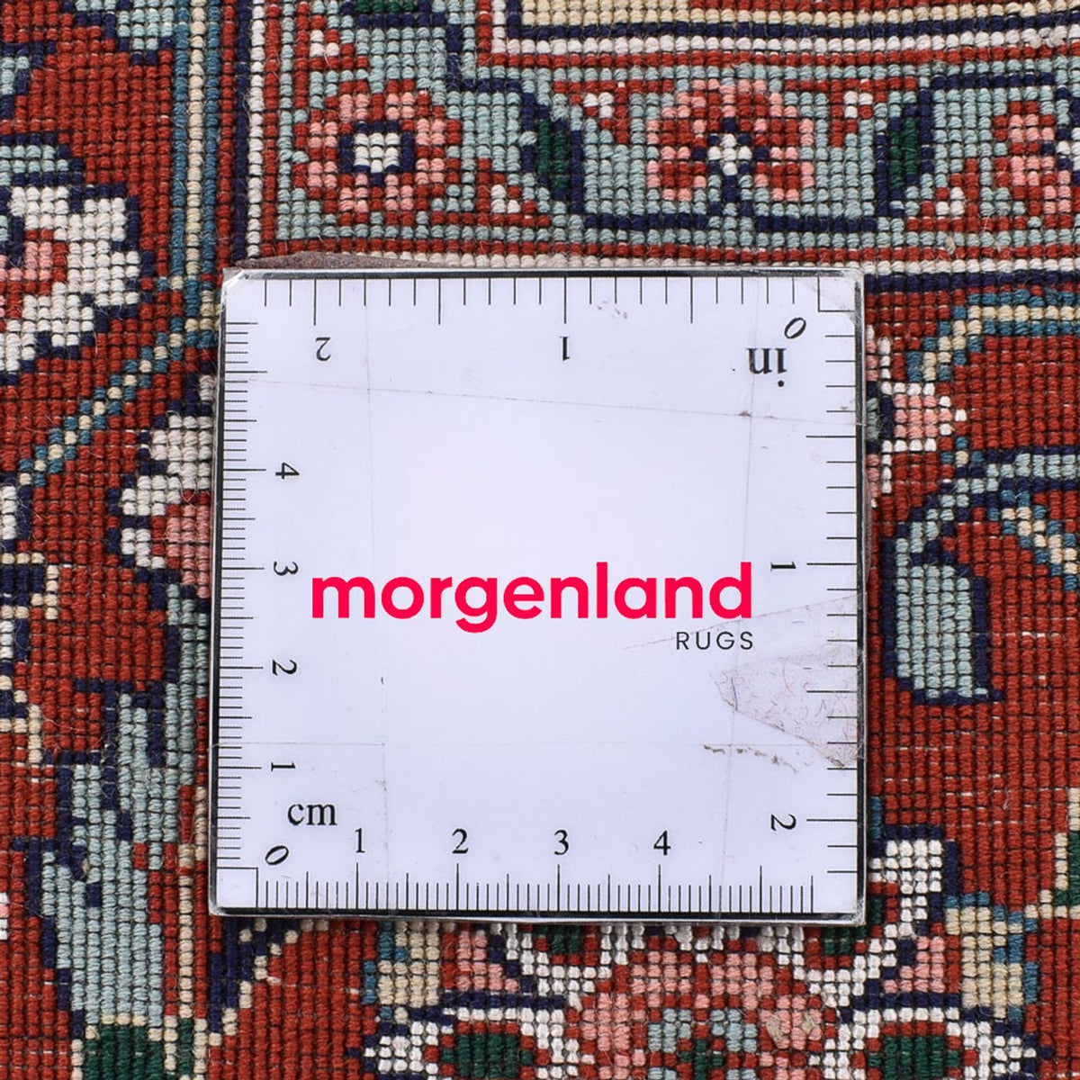 Alfombra Persa - Tabriz - Real cuadrado  - 203 x 200 cm - óxido