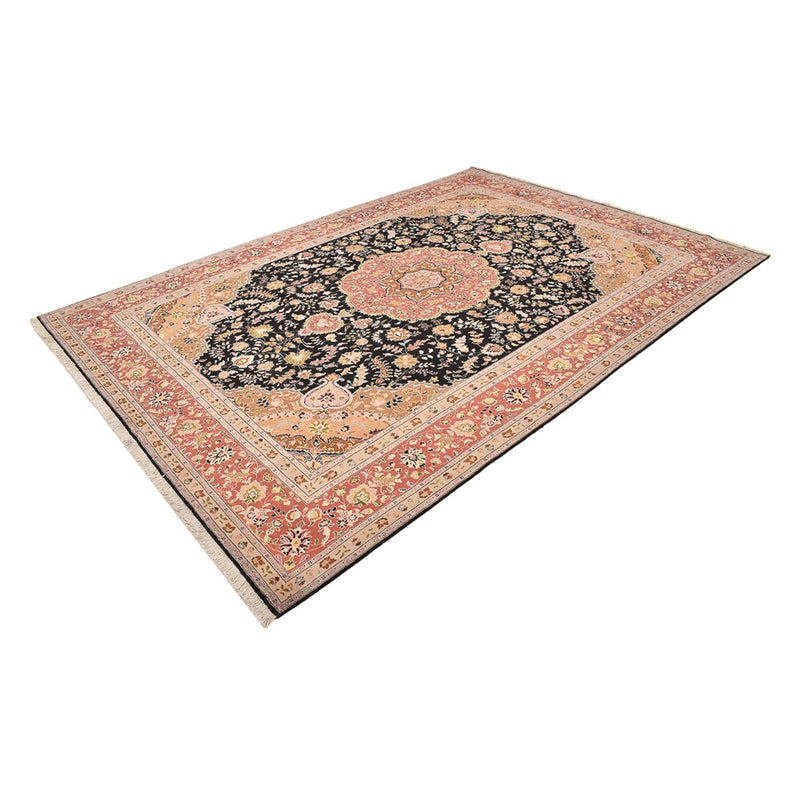 Alfombra Persa - Tabriz - Real - 357 x 248 cm - azul oscuro