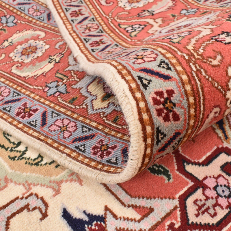 Alfombra Persa - Tabriz - Real cuadrado  - 216 x 195 cm - crema