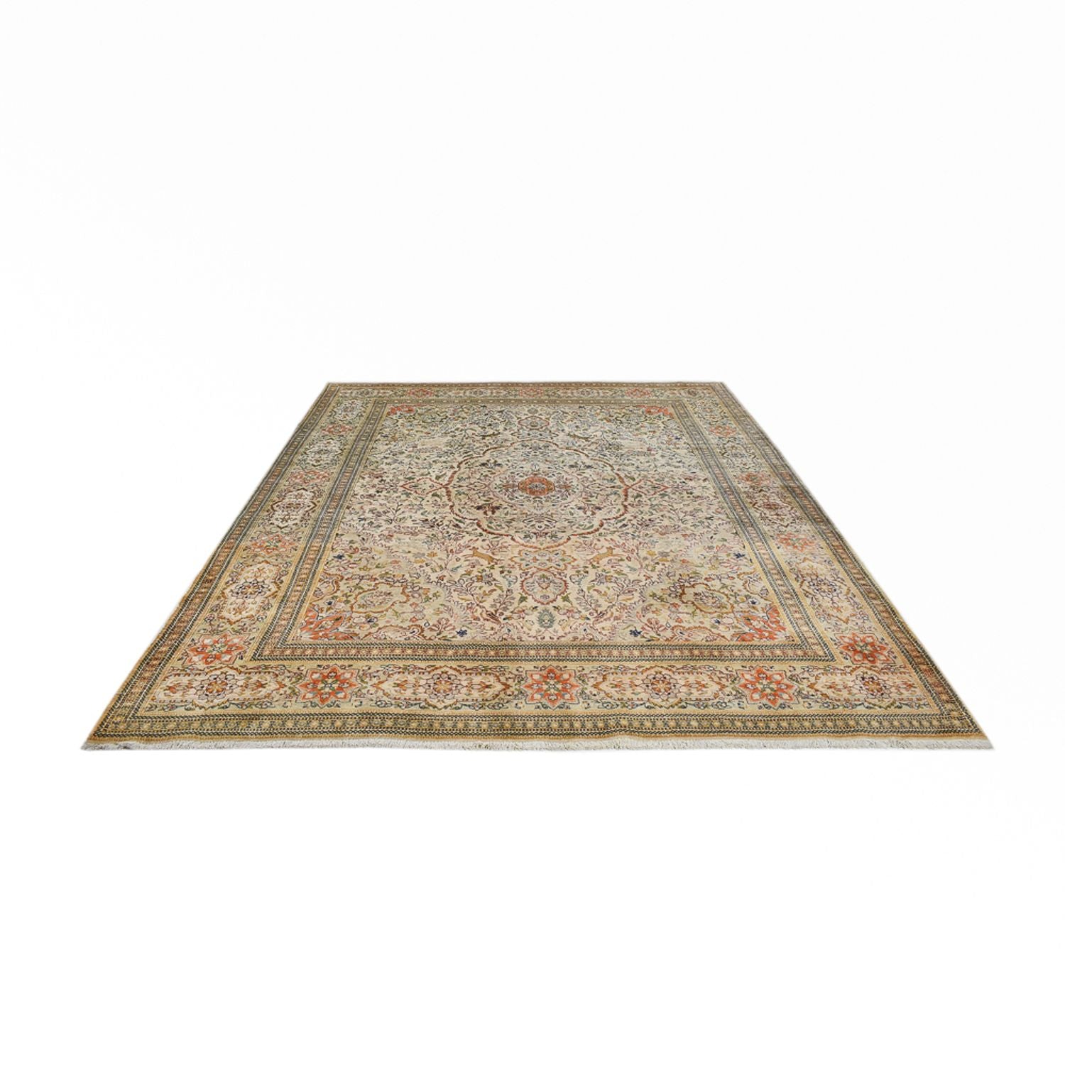 Alfombra persa - Clásica - 350 x 278 cm - arena