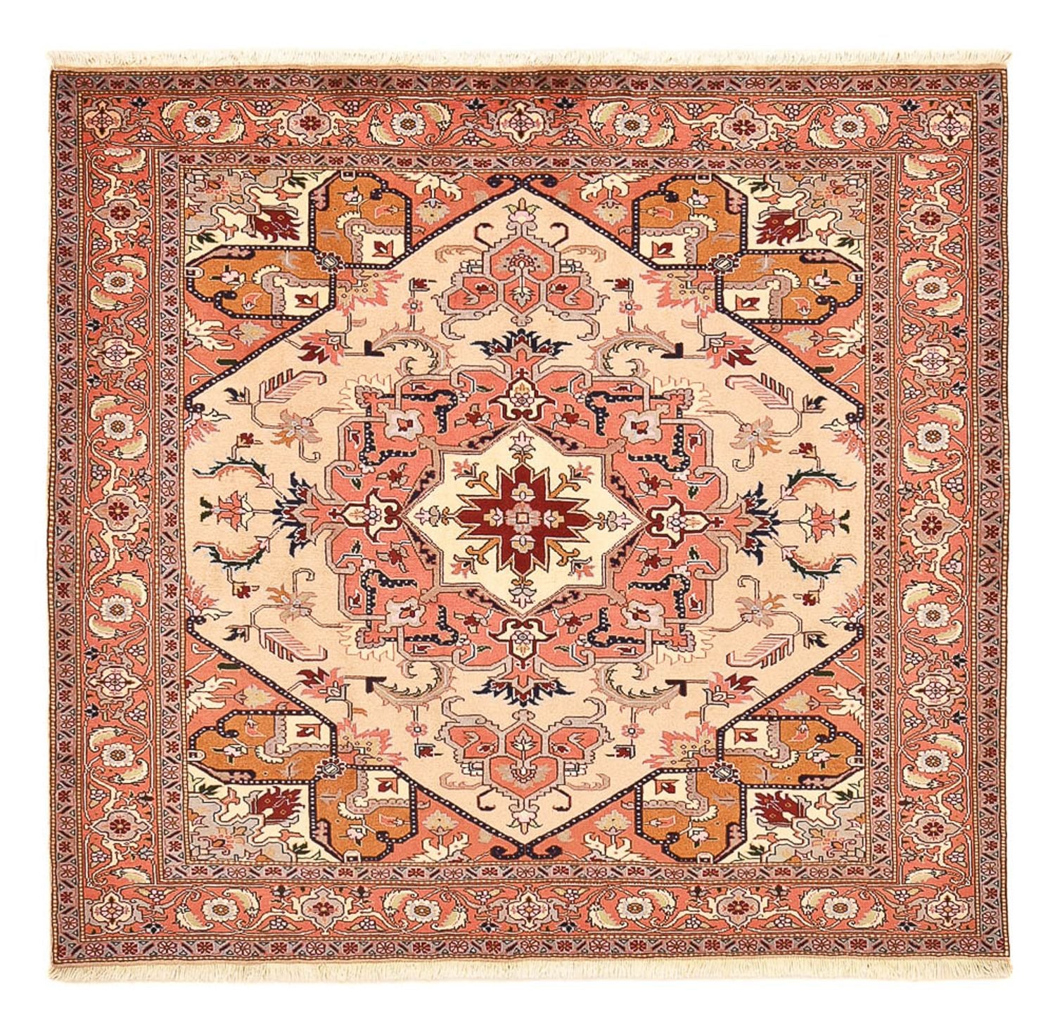 Alfombra persa - Nómada cuadrado  - 200 x 197 cm - beige claro