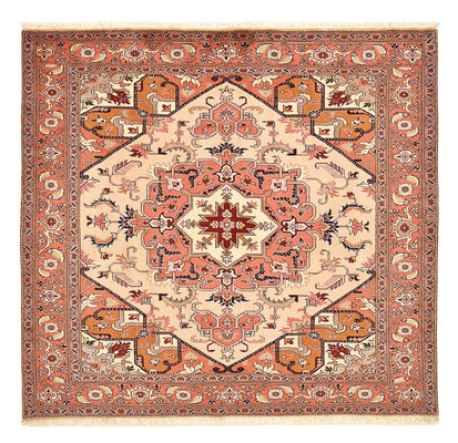 Alfombra persa - Nómada cuadrado  - 200 x 197 cm - beige claro
