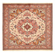 Alfombra persa - Nómada cuadrado  - 200 x 197 cm - beige claro