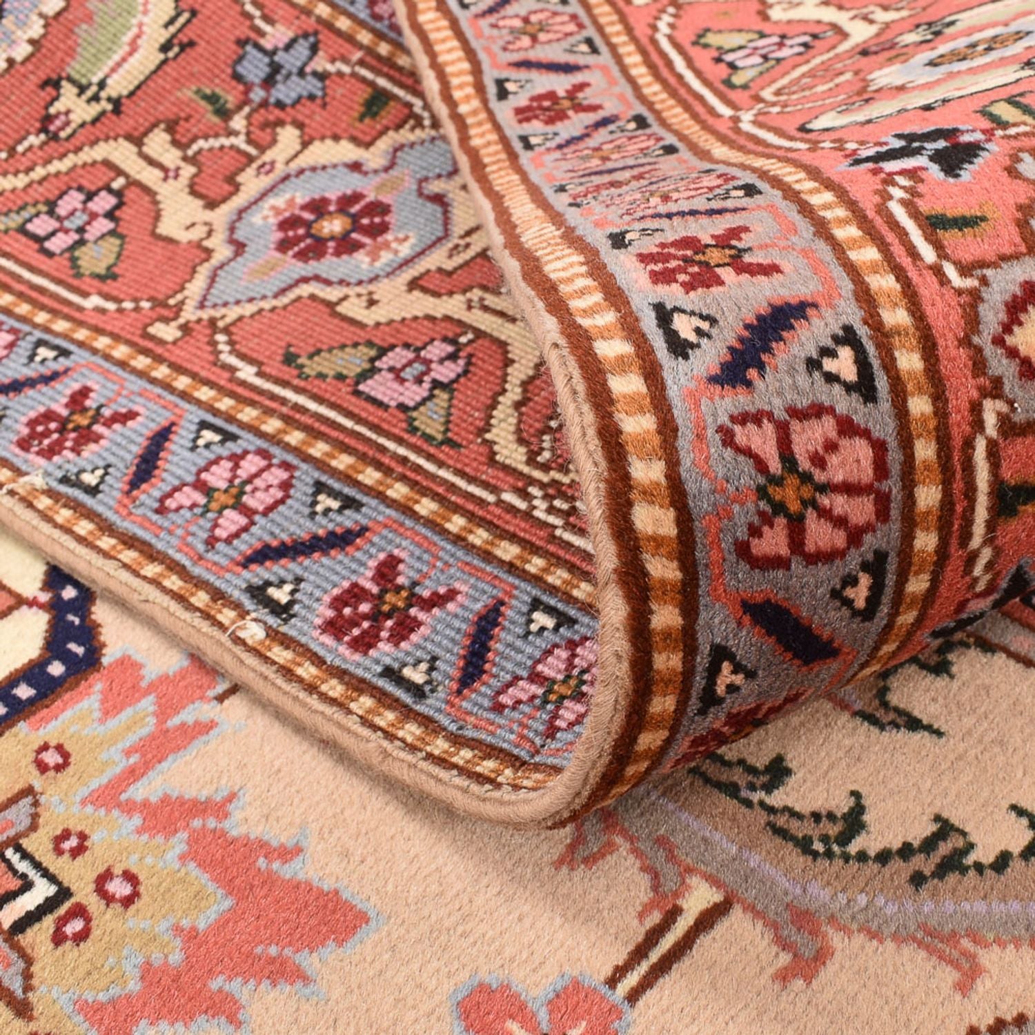 Alfombra persa - Nómada cuadrado  - 200 x 197 cm - beige claro