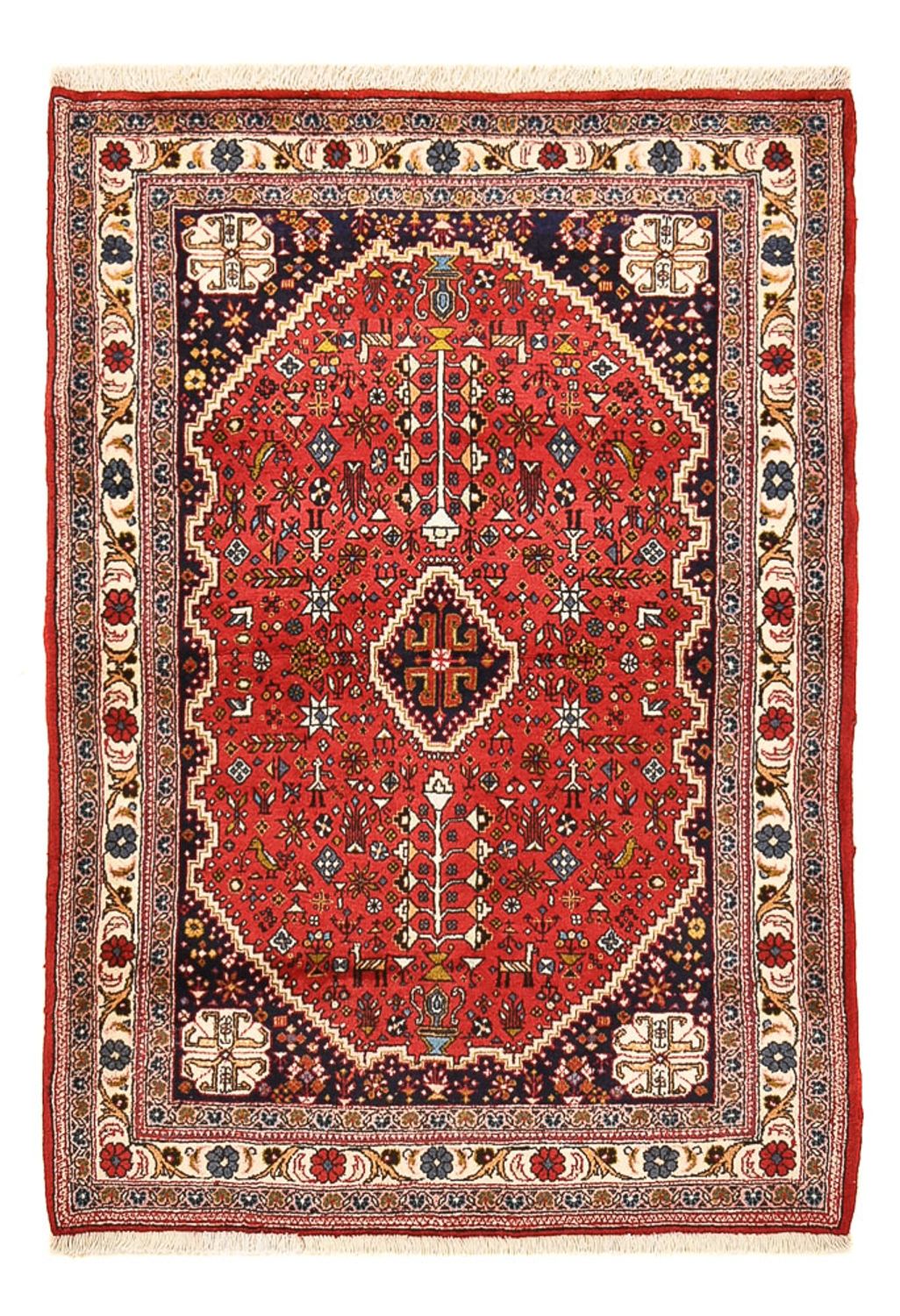 Alfombra persa - Nómada - 147 x 98 cm - rojo