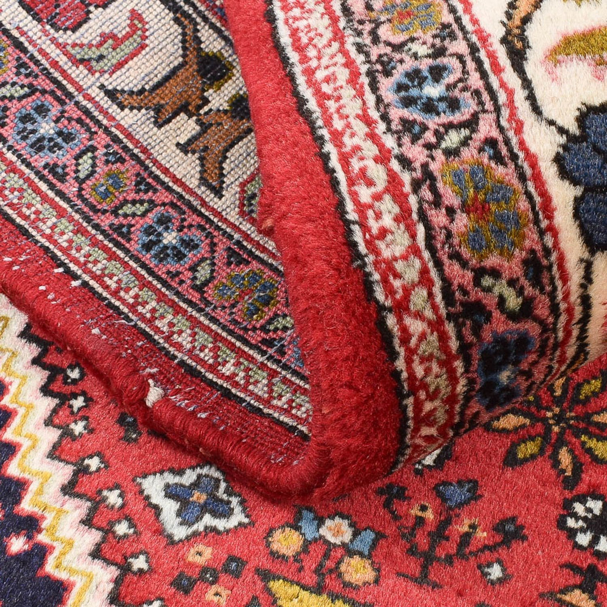 Alfombra persa - Nómada - 147 x 98 cm - rojo