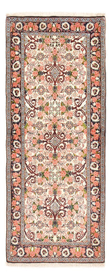 Alfombra de pasillo Alfombra persa - Bidjar - 196 x 82 cm - crema