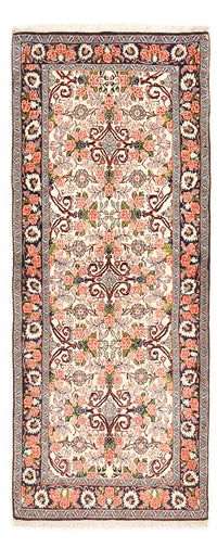Alfombra de pasillo Alfombra persa - Bidjar - 196 x 82 cm - crema