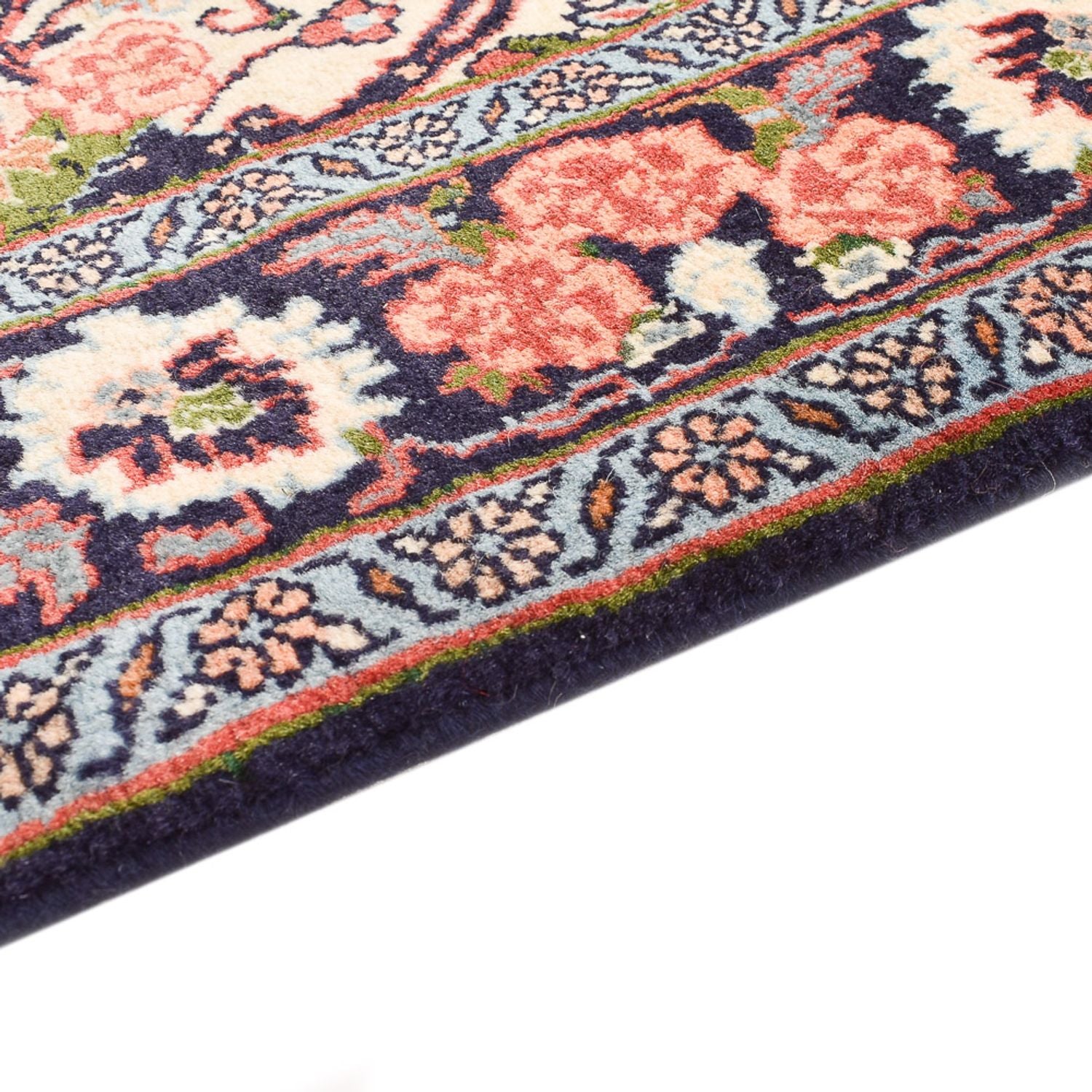 Alfombra de pasillo Alfombra persa - Bidjar - 196 x 82 cm - crema