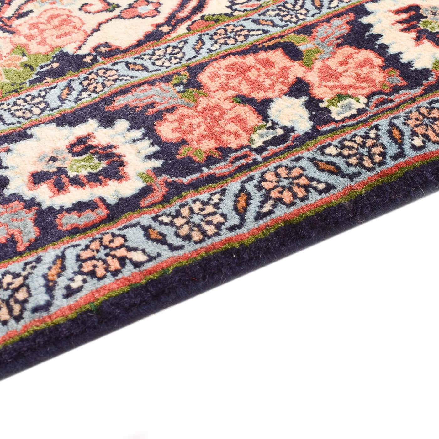 Alfombra de pasillo Alfombra persa - Bidjar - 196 x 82 cm - crema