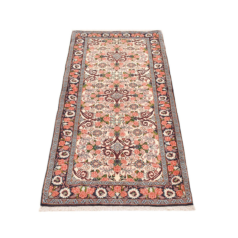 Alfombra de pasillo Alfombra persa - Bidjar - 196 x 82 cm - crema
