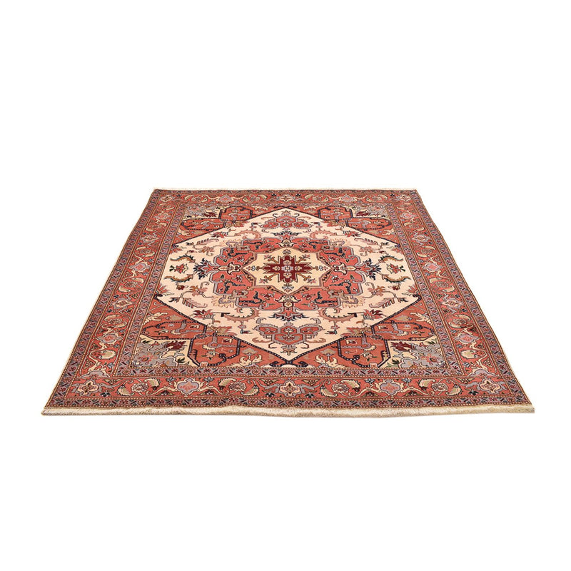 Alfombra Persa - Tabriz - Real cuadrado  - 207 x 205 cm - crema