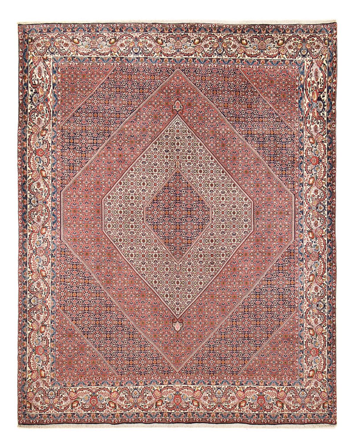 Alfombra persa - Bidjar - 378 x 307 cm - terracota