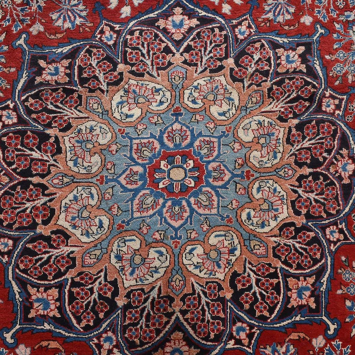 Alfombra persa - Bidjar - 441 x 310 cm - rojo
