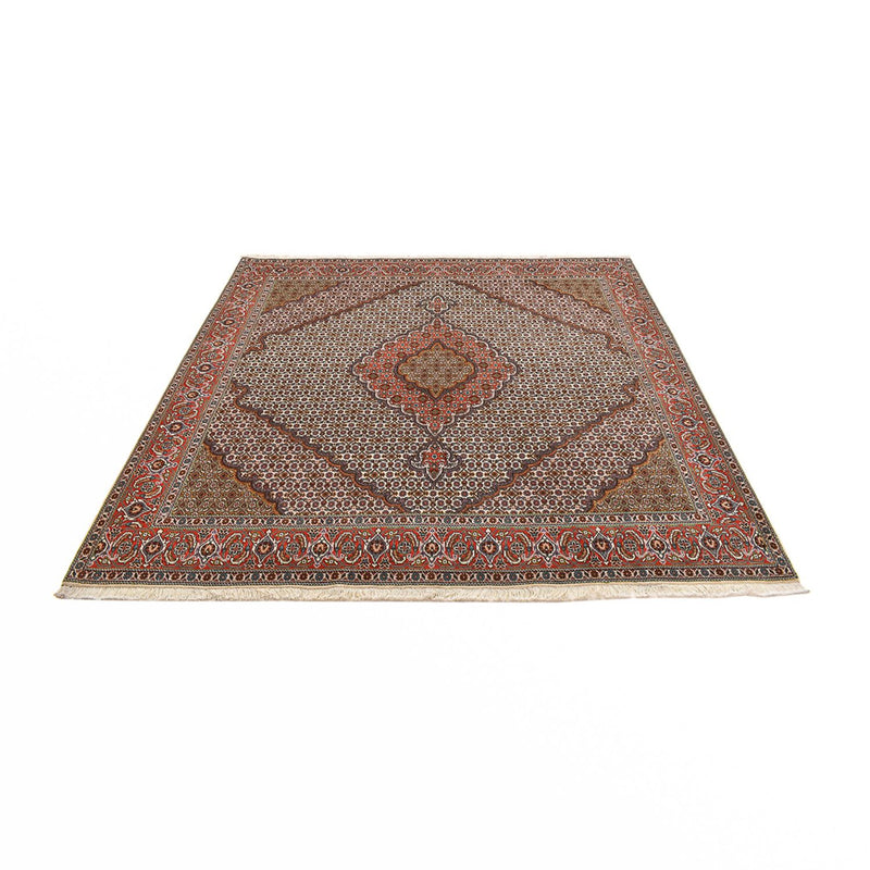 Alfombra Persa - Tabriz - Real cuadrado  - 210 x 206 cm - óxido