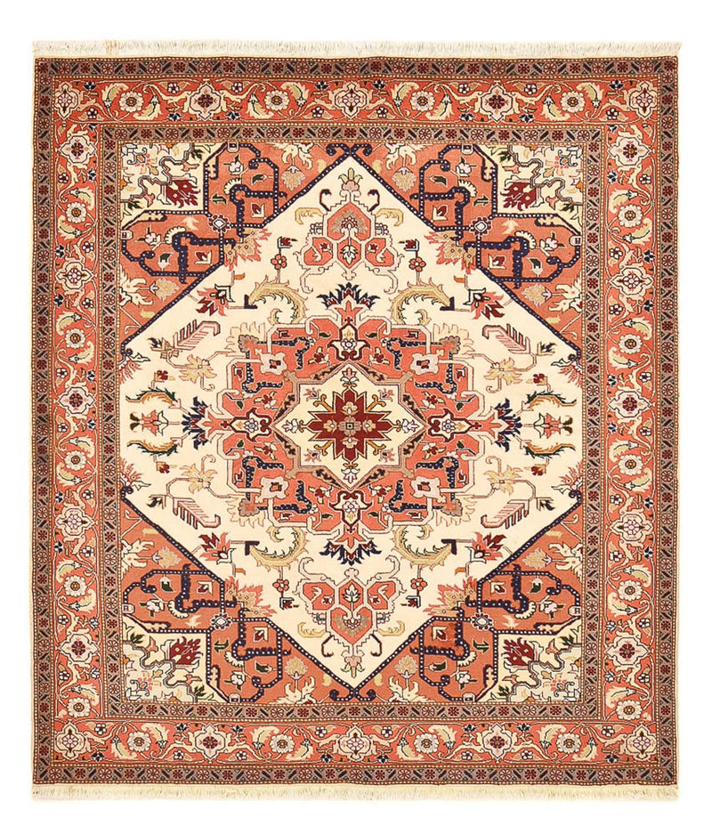 Alfombra persa - Nómada - 222 x 195 cm - crema