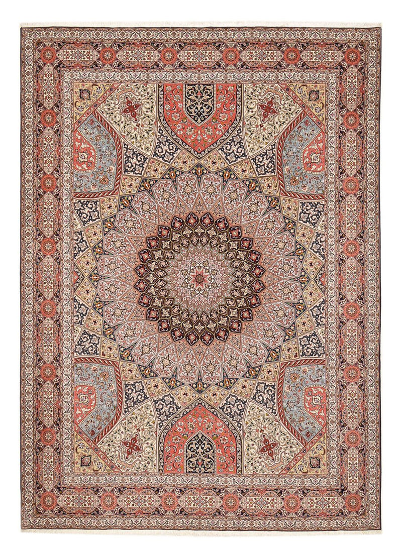 Alfombra Persa - Tabriz - Real - 413 x 305 cm - terracota
