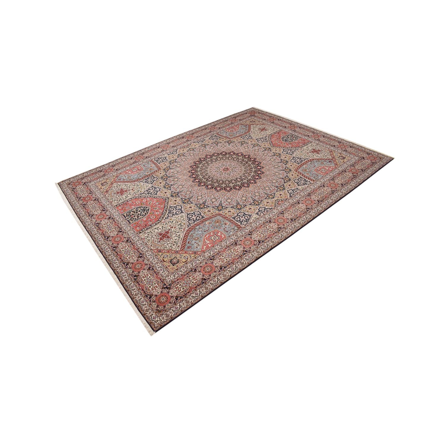 Alfombra Persa - Tabriz - Real - 413 x 305 cm - terracota