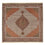 Alfombra Persa - Tabriz - Real cuadrado  - 203 x 200 cm - marrón claro