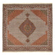 Alfombra Persa - Tabriz - Real cuadrado  - 203 x 200 cm - marrón claro