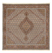Alfombra Persa - Tabriz - Real cuadrado  - 208 x 198 cm - marrón claro