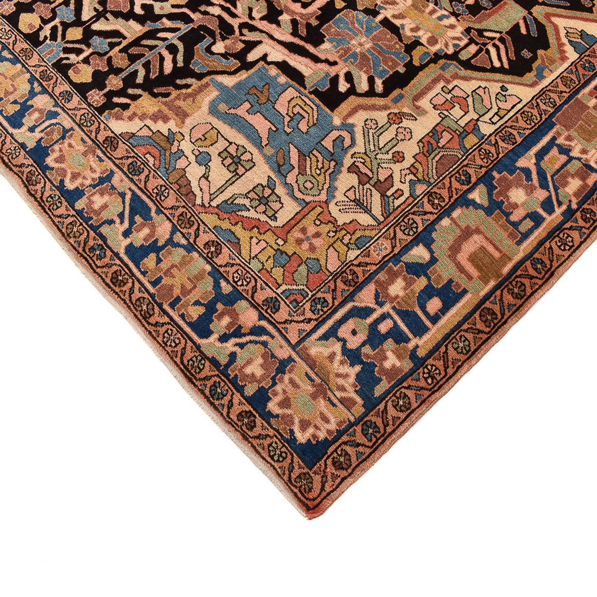 Alfombra persa - Nómada cuadrado  - 206 x 203 cm - multicolor