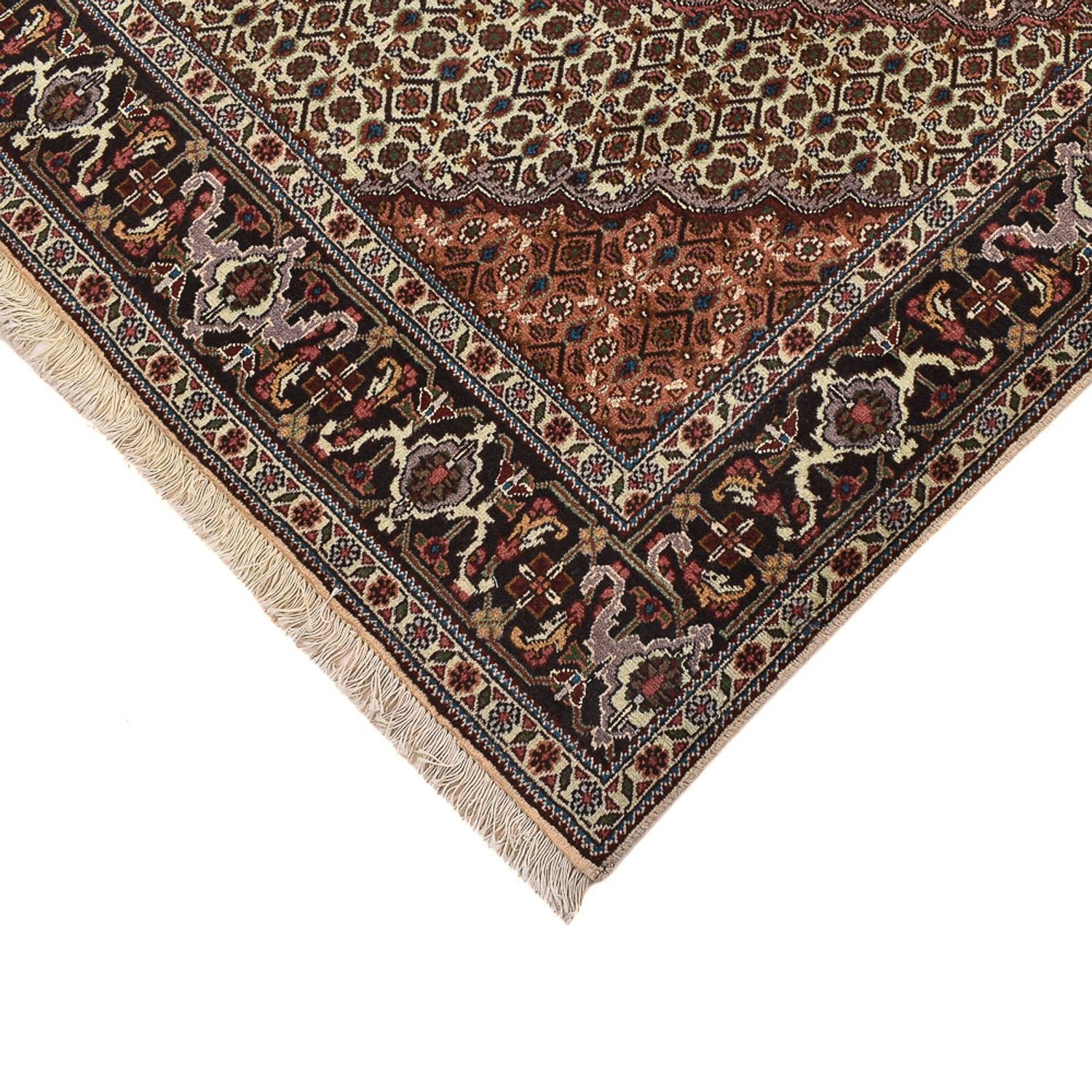 Alfombra Persa - Tabriz - Real cuadrado  - 208 x 200 cm - arena