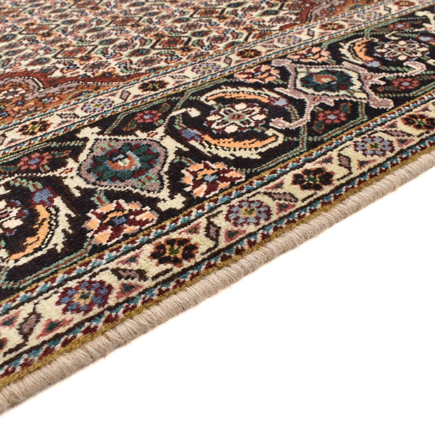 Alfombra Persa - Tabriz - Real cuadrado  - 206 x 202 cm - marrón claro