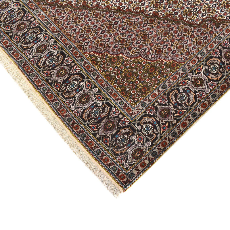 Alfombra Persa - Tabriz - Real cuadrado  - 203 x 200 cm - marrón