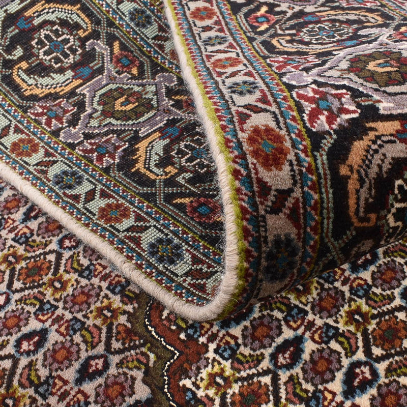 Alfombra Persa - Tabriz - Real cuadrado  - 203 x 200 cm - marrón