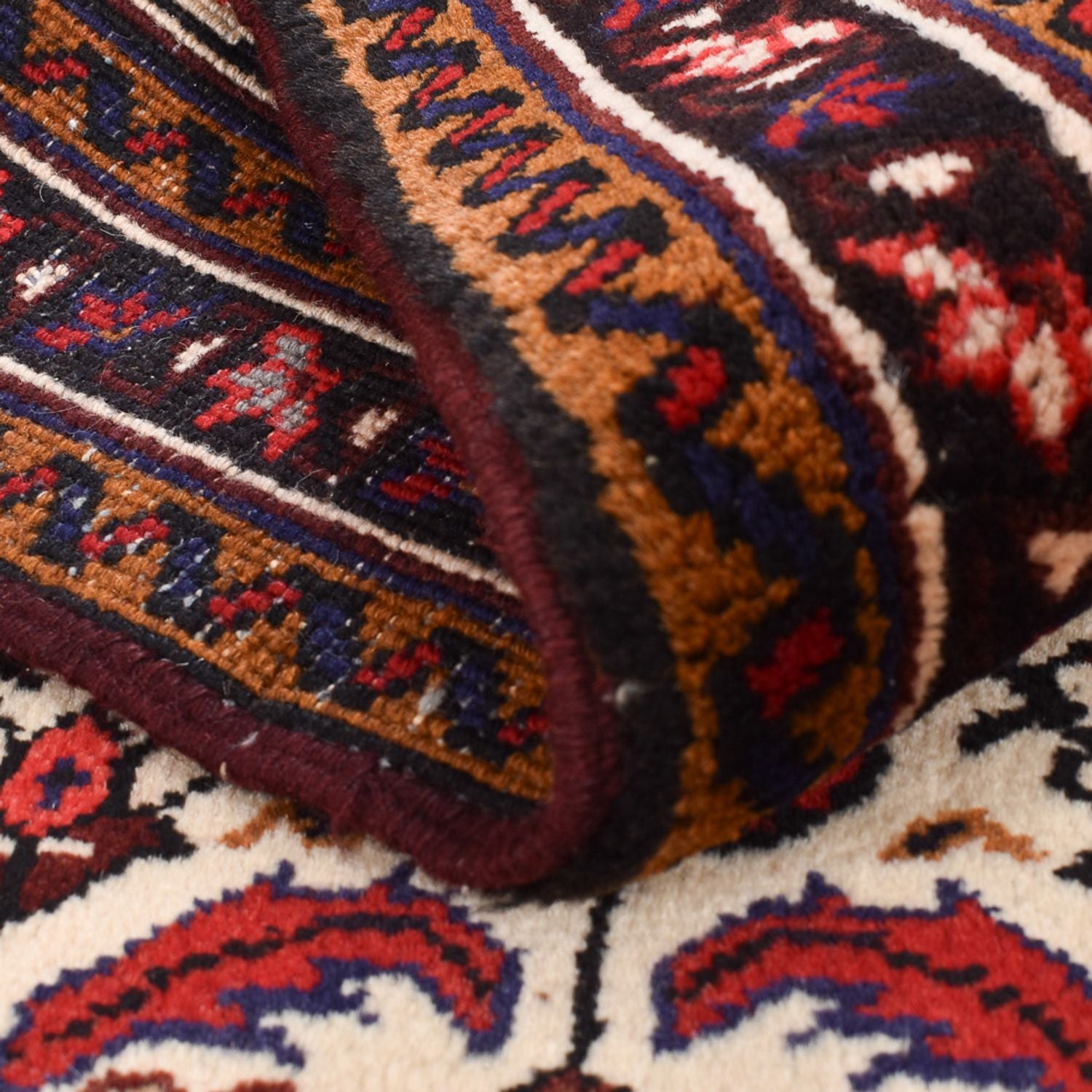 Alfombra de pasillo Alfombra persa - Nómada - 375 x 91 cm - beige