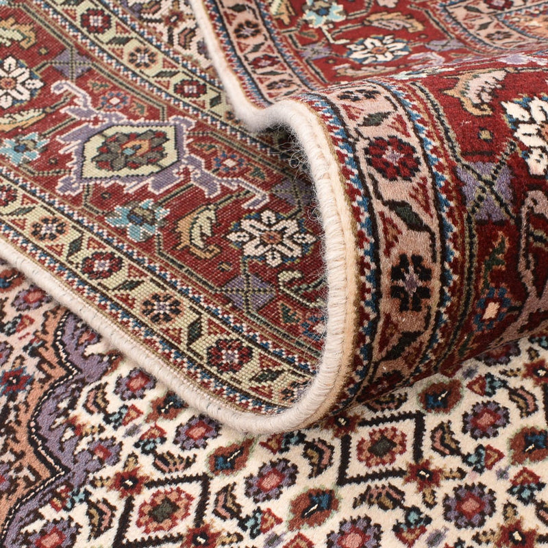 Alfombra Persa - Tabriz - Real cuadrado  - 204 x 198 cm - marrón claro