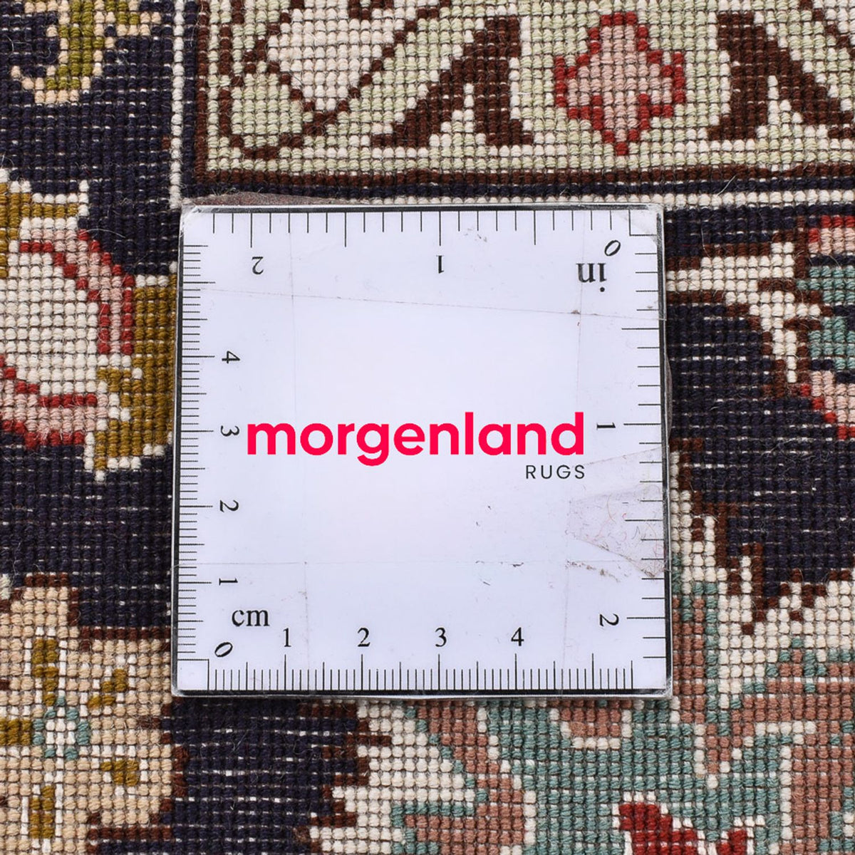 Alfombra Persa - Tabriz - Real cuadrado  - 204 x 200 cm - rojo