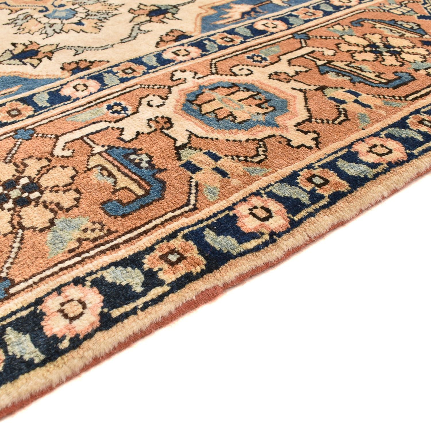 Alfombra persa - Nómada cuadrado  - 207 x 192 cm - beige claro